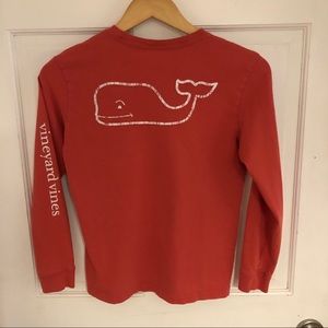 Vineyard Vines Whale Long Sleeve Tee Size M